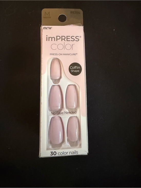 imPRESS Other - imPRESS Color Press-On Manicure Coffin Shape - French Lavender